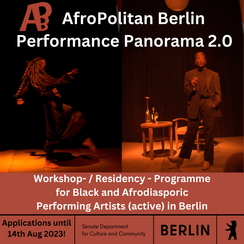 AfroPolitan Berlin Performance-Panorama 2.0